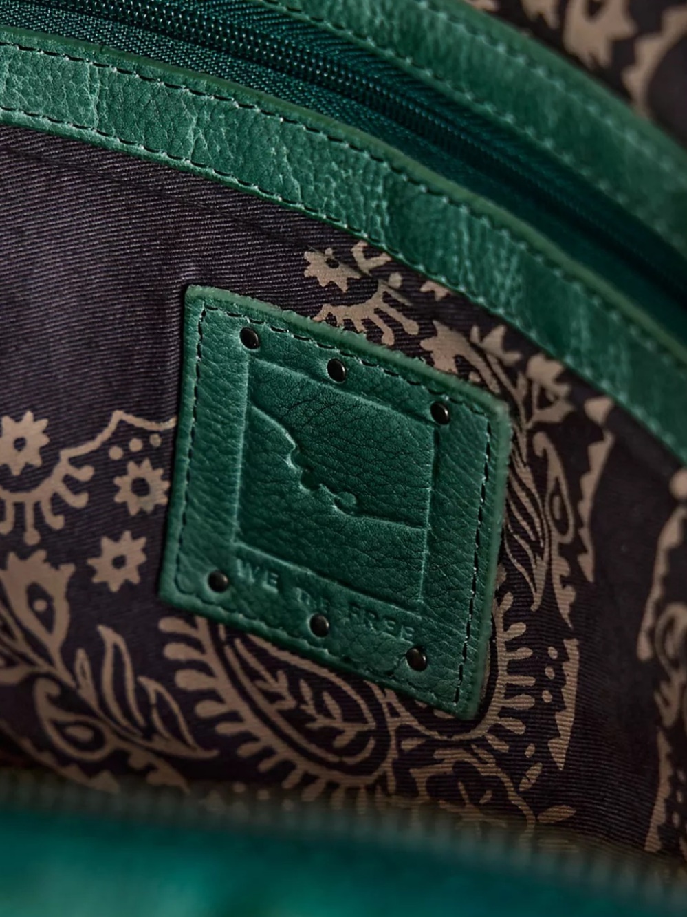 New - Free People Large Emerson Tote - GREENERY - Picture 8 of 8